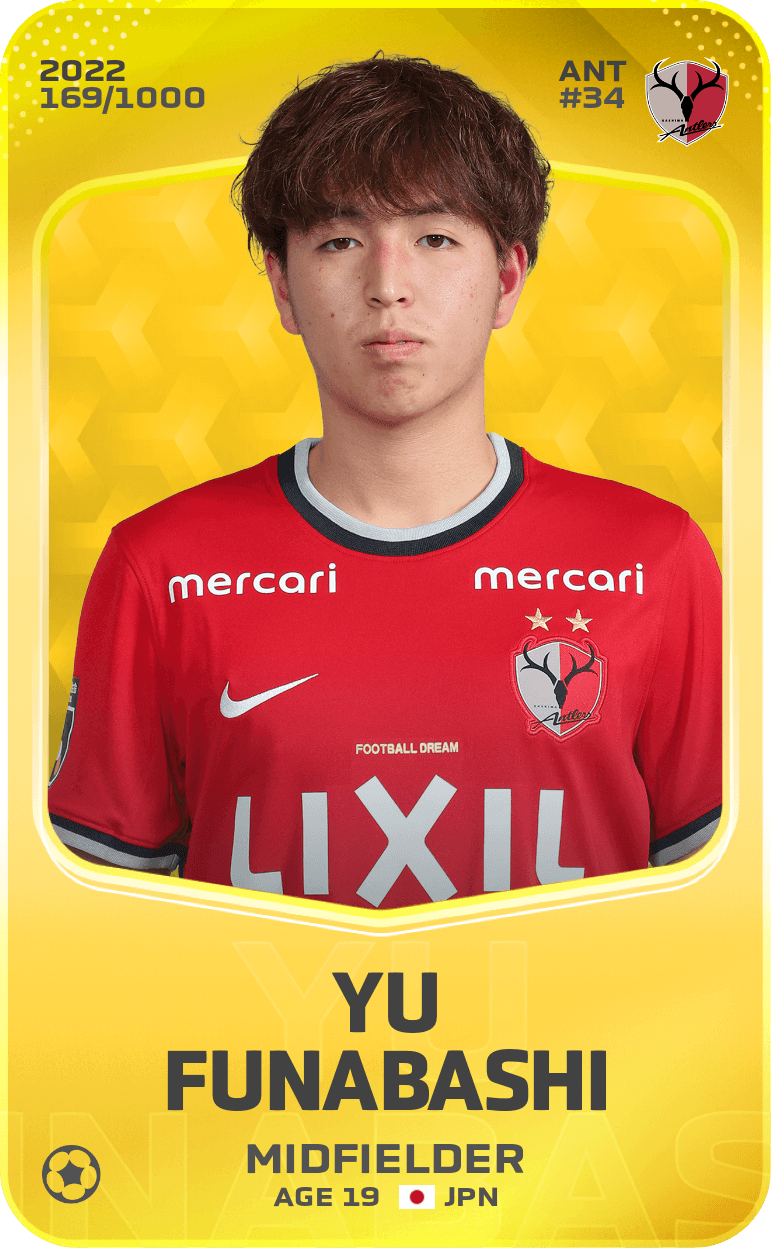 Yu Funabashi 2022-23 • Limited 169/1000