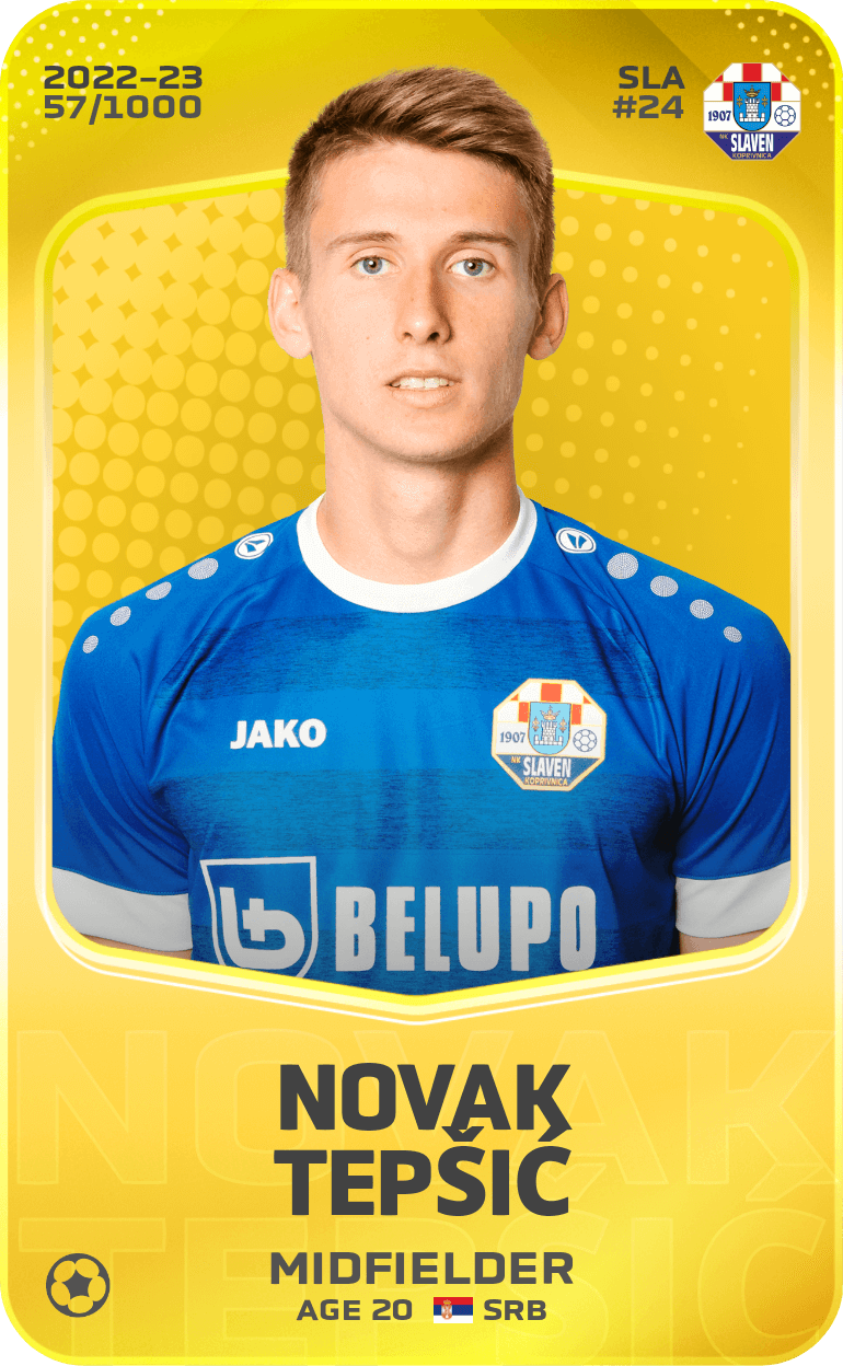 Novak Tepšić 2022-23 • Limited 57/1000
