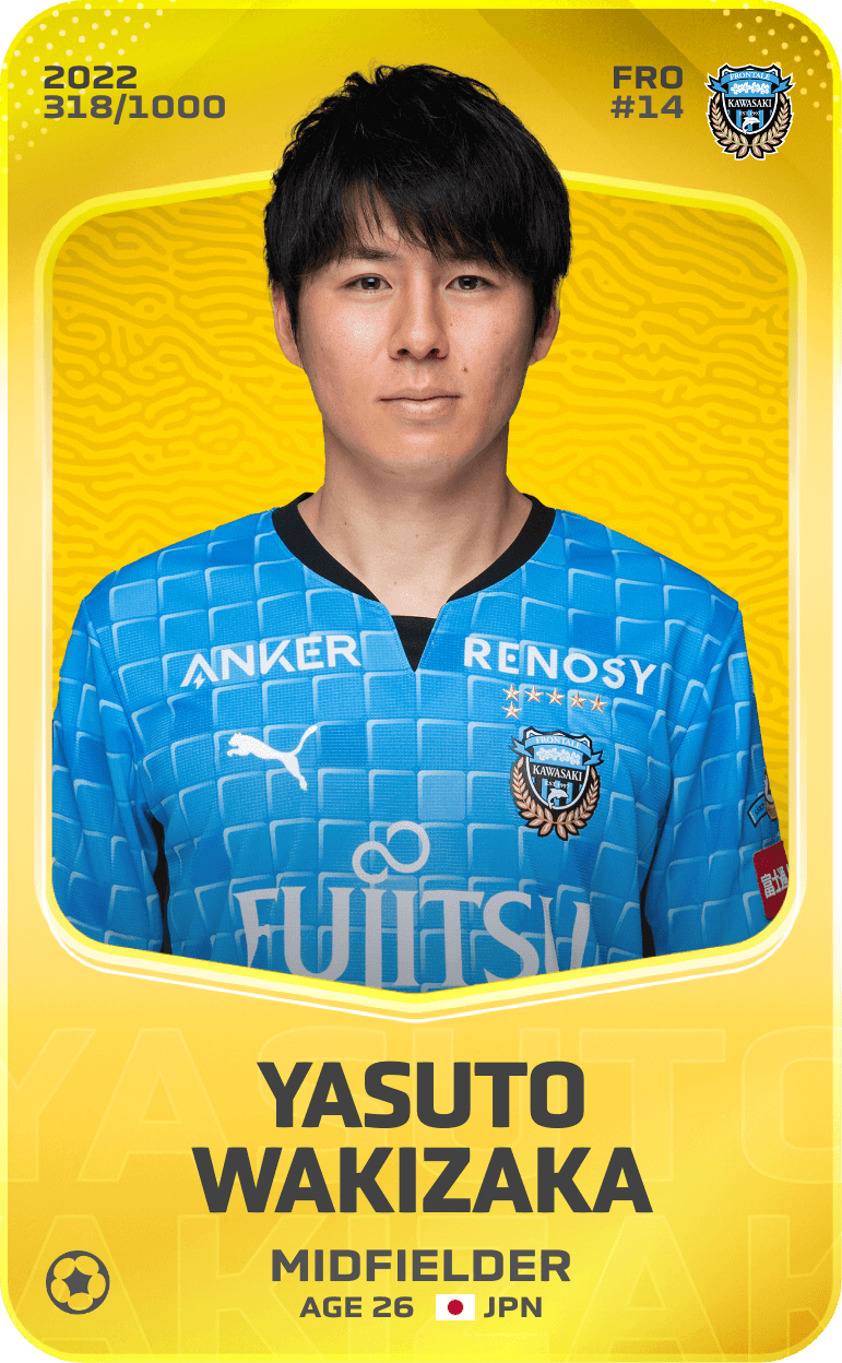 Yasuto Wakizaka 2022-23 • Limited 318/1000