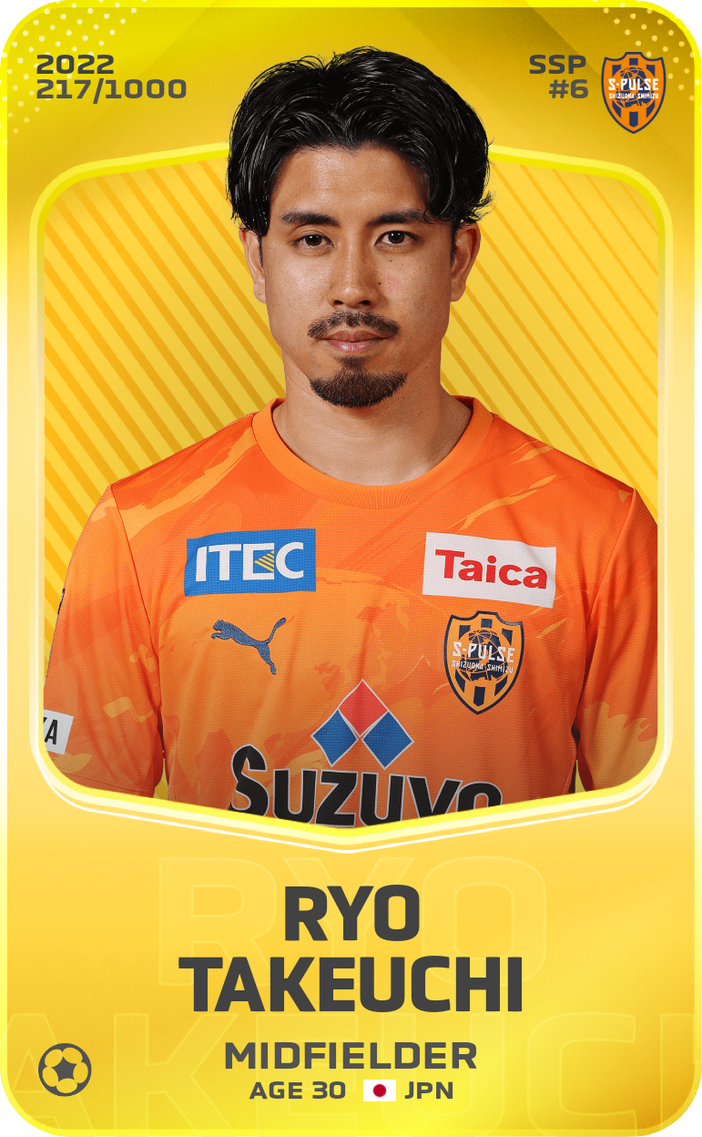 Sorare - Sorare Official - Ryo Takeuchi 2022-23 • Limited 217/1000 - NFT # 71968941009006438010166990531934731595046118377808931162450003451087416354548