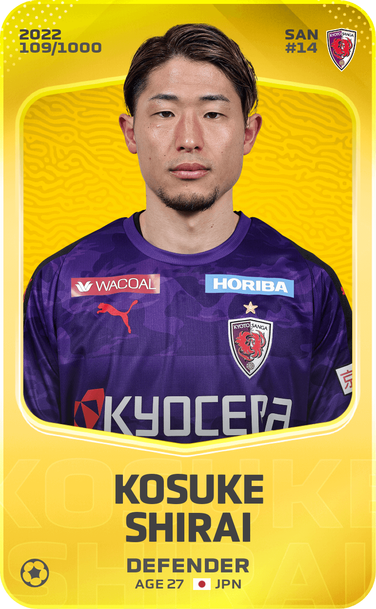 Kosuke Shirai 2022-23 • Limited 109/1000