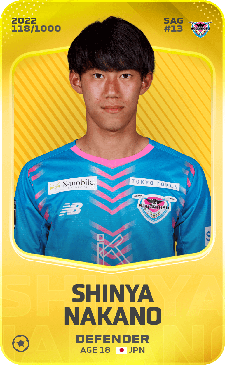 Shinya Nakano 2022-23 • Limited 118/1000