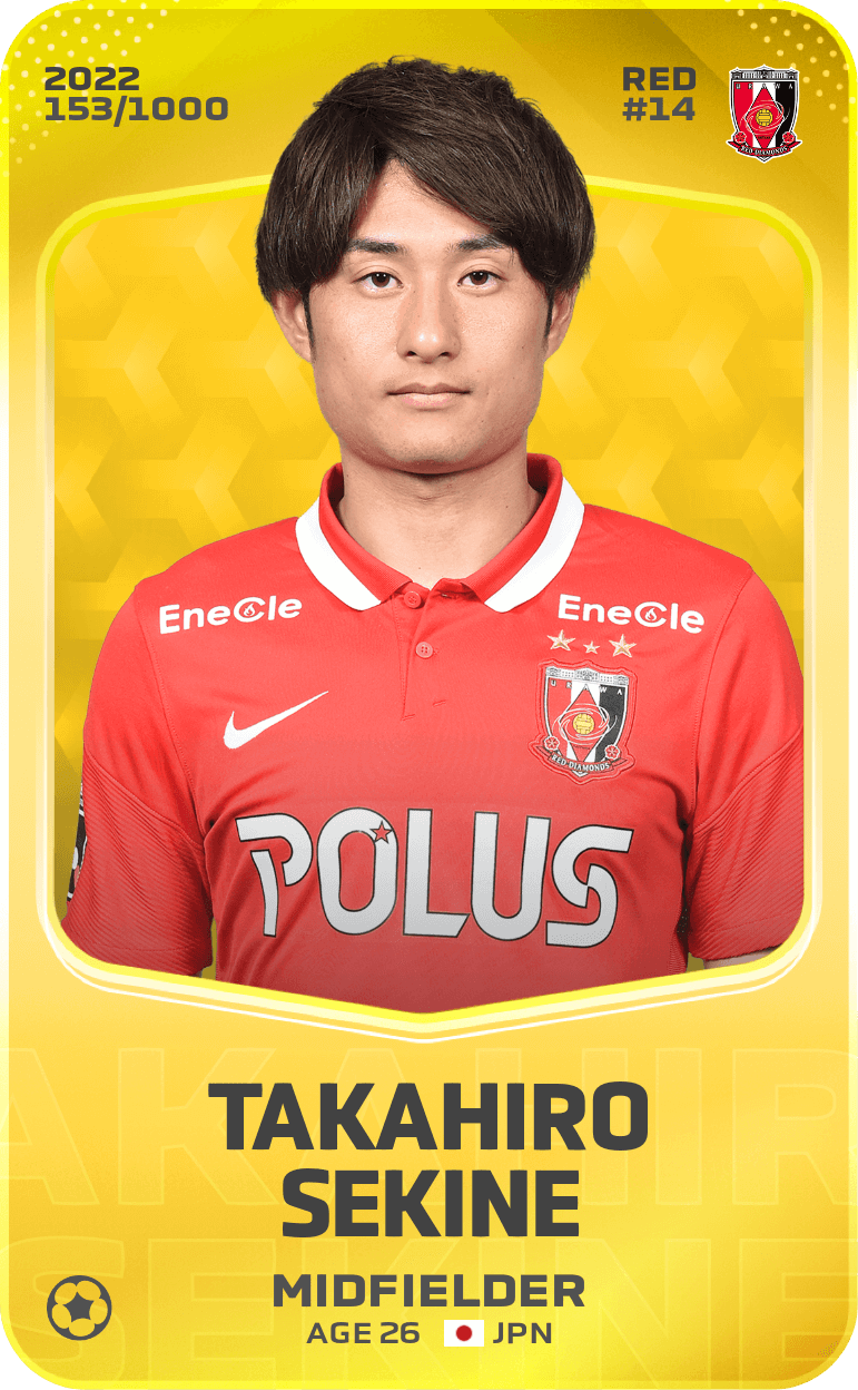 Takahiro Sekine 2022-23 • Limited 153/1000