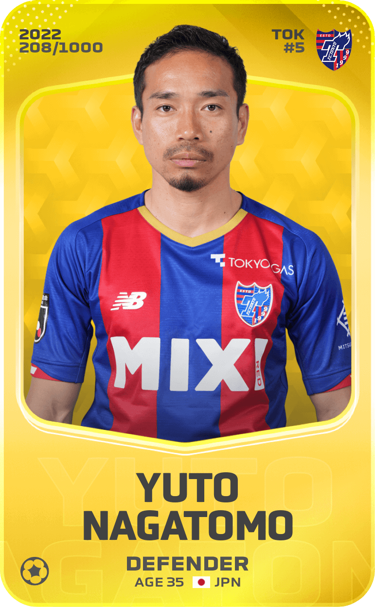 Yuto Nagatomo 2022-23 • Limited 208/1000