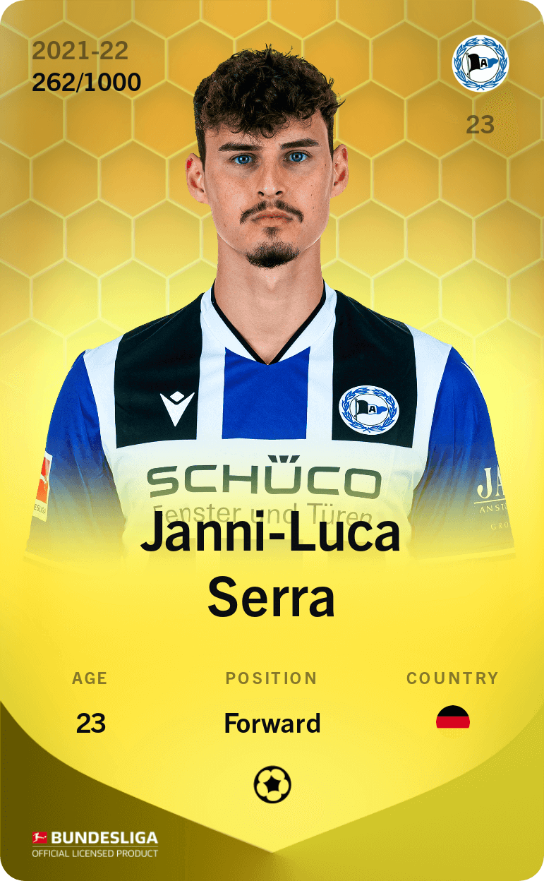 Janni-Luca Serra 2021-22 • Limited 262/1000