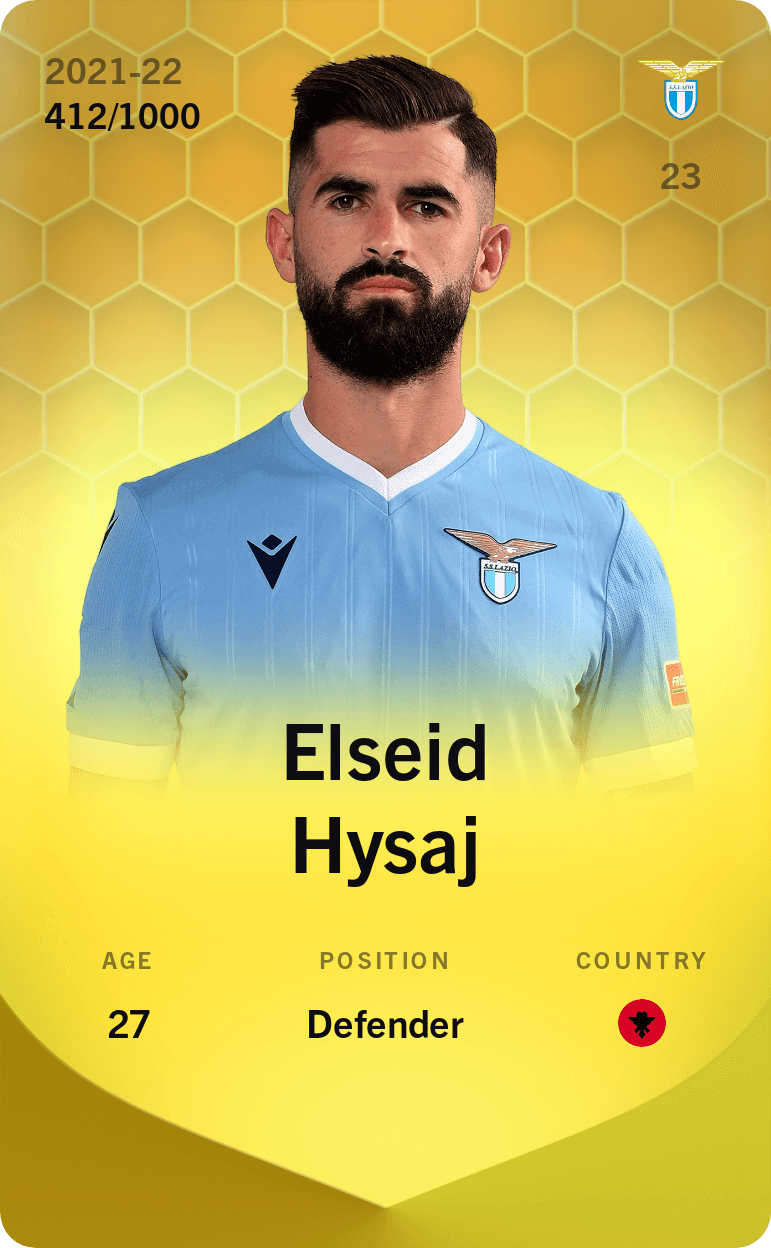 Elseid Hysaj 2021-22 • Limited 412/1000