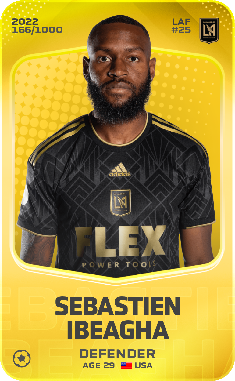 Sorare - Sorare Official - Sebastien Ibeagha 2022-23 • Limited 166/1000 - NFT # 59600176307121386620781287402311157249740197941971945480217260194805186387509
