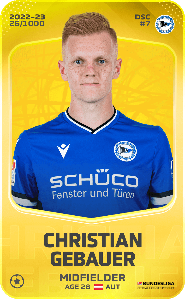 Christian Gebauer 2022-23 • Limited 26/1000