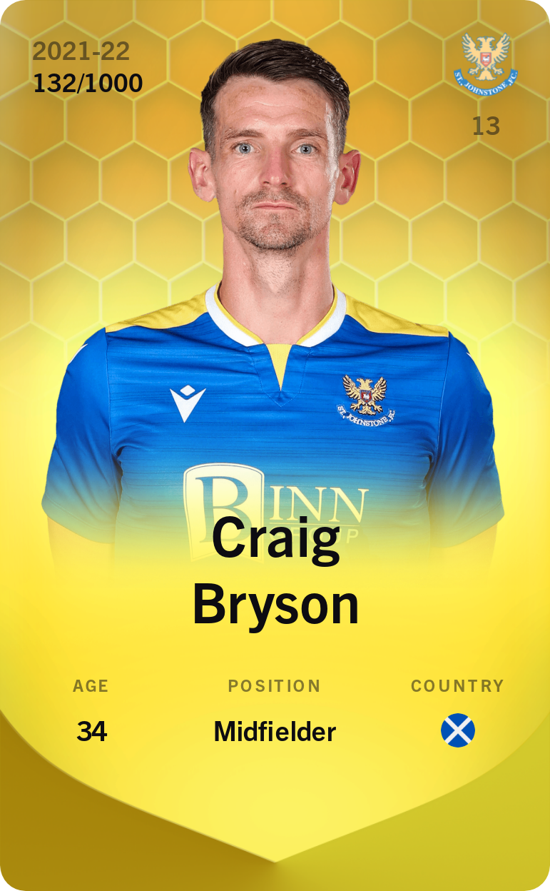 Craig Bryson 2021-22 • Limited 132/1000