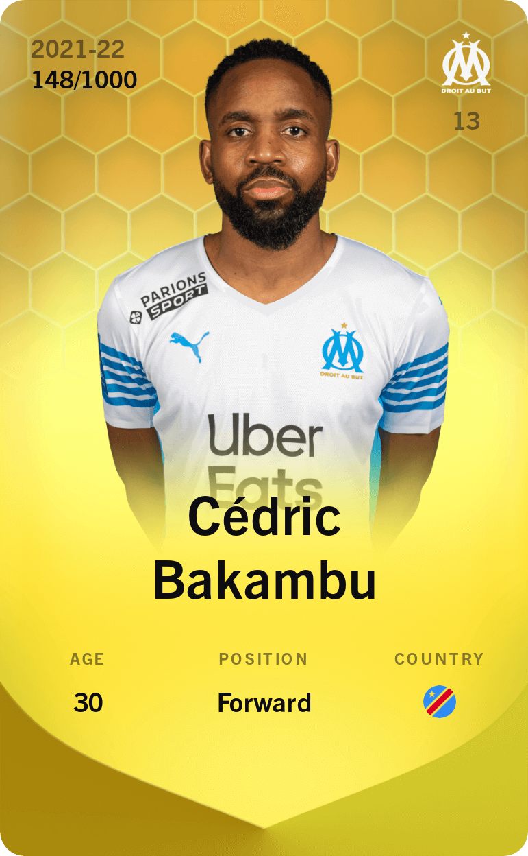 Cédric Bakambu 2021-22 • Limited 148/1000