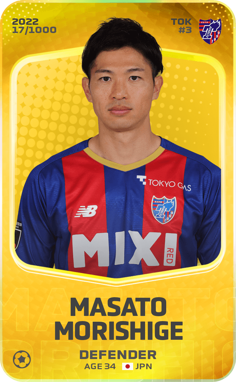 Masato Morishige 2022-23 • Limited 17/1000