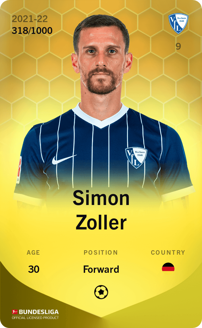 Simon Zoller 2021-22 • Limited 318/1000