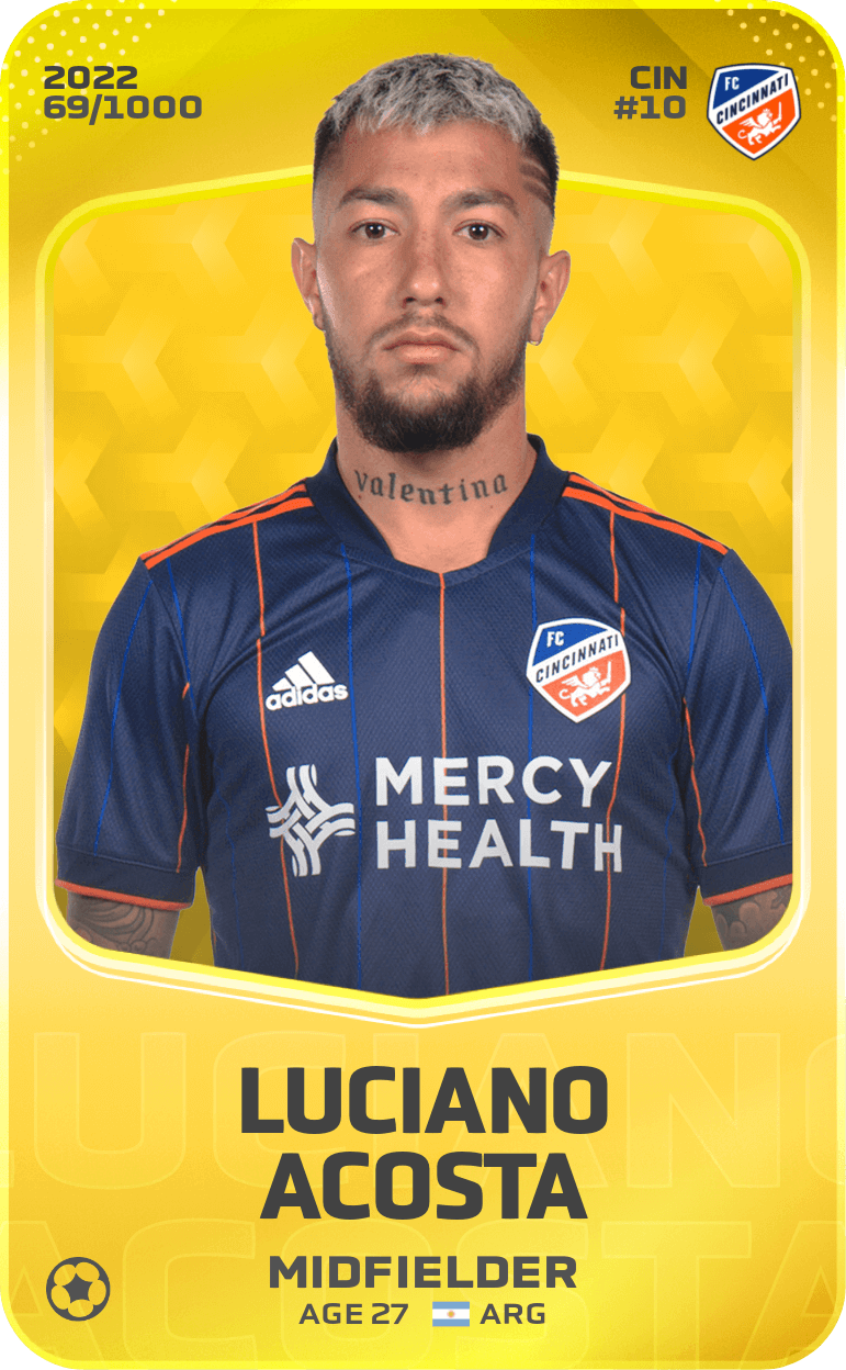 Luciano Acosta 2022-23 • Limited 69/1000