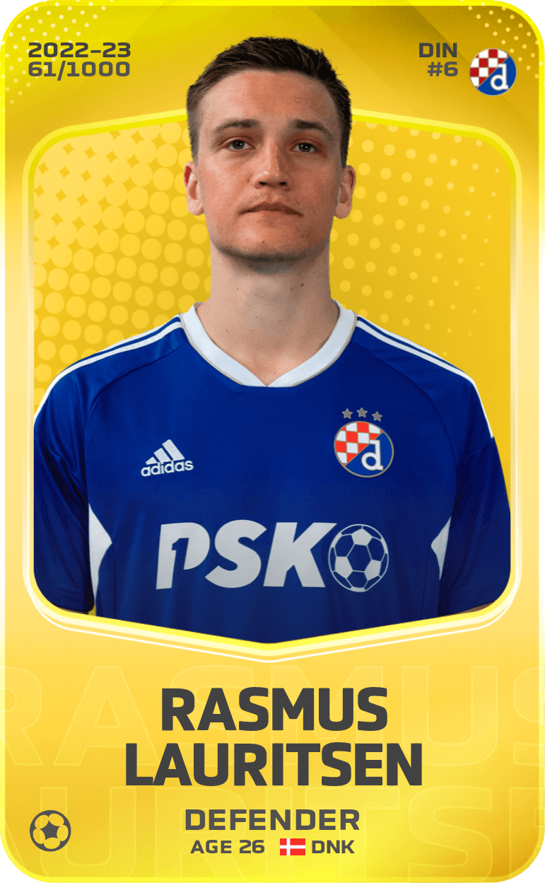 Rasmus Lauritsen 2022-23 • Limited 61/1000