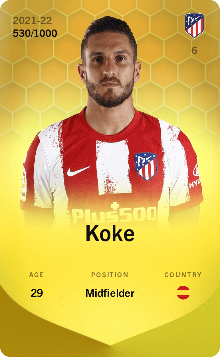 Koke 2021-22 • Limited 530/1000
