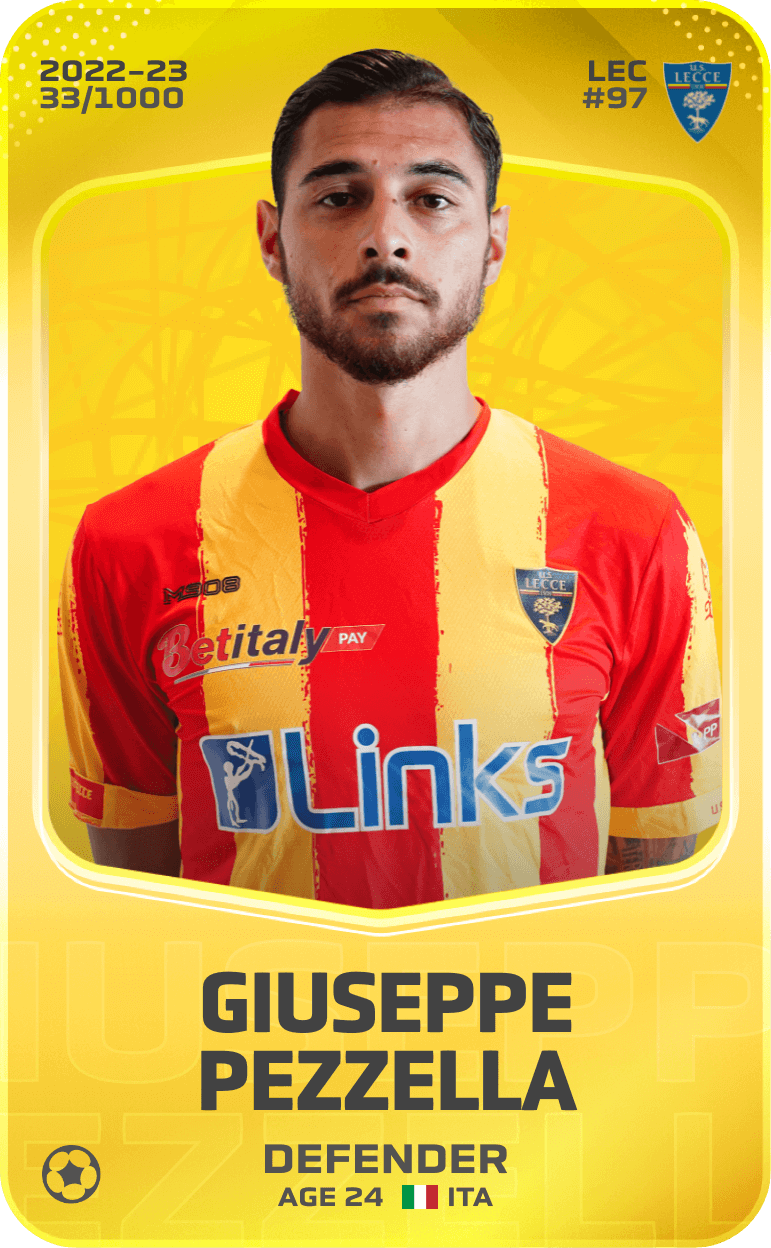 Giuseppe Pezzella 2022-23 • Limited 33/1000