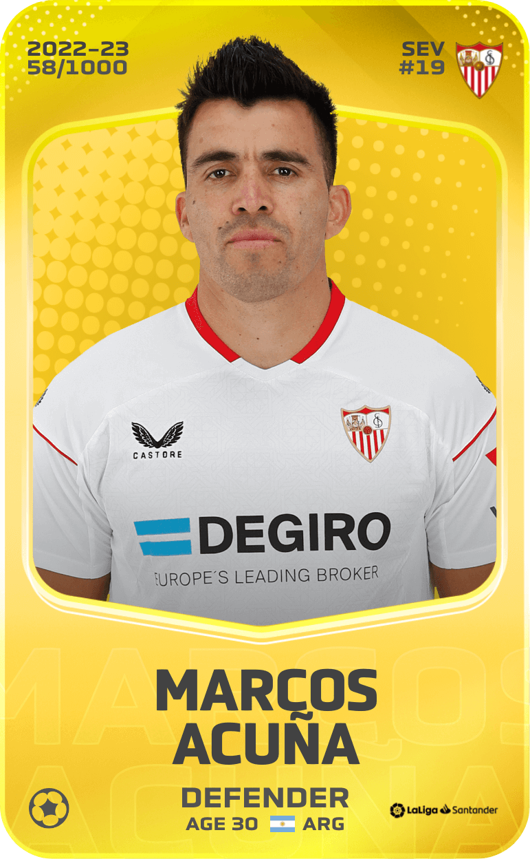 Marcos Acuña 2022-23 • Limited 58/1000