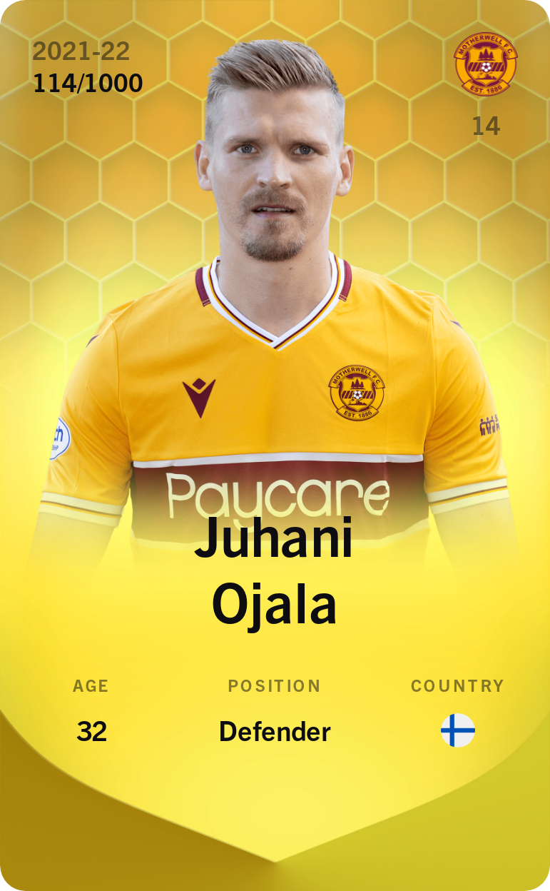 Juhani Ojala 2021-22 • Limited 114/1000