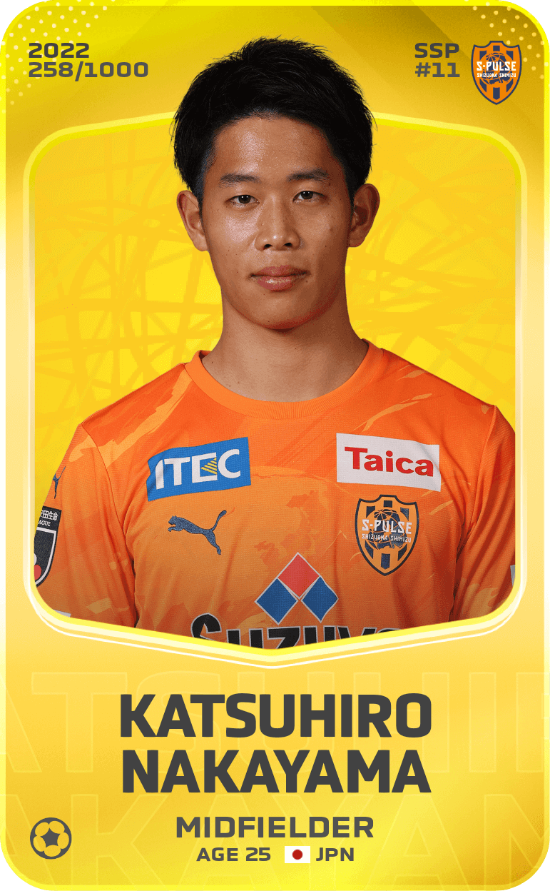 Katsuhiro Nakayama 2022-23 • Limited 258/1000