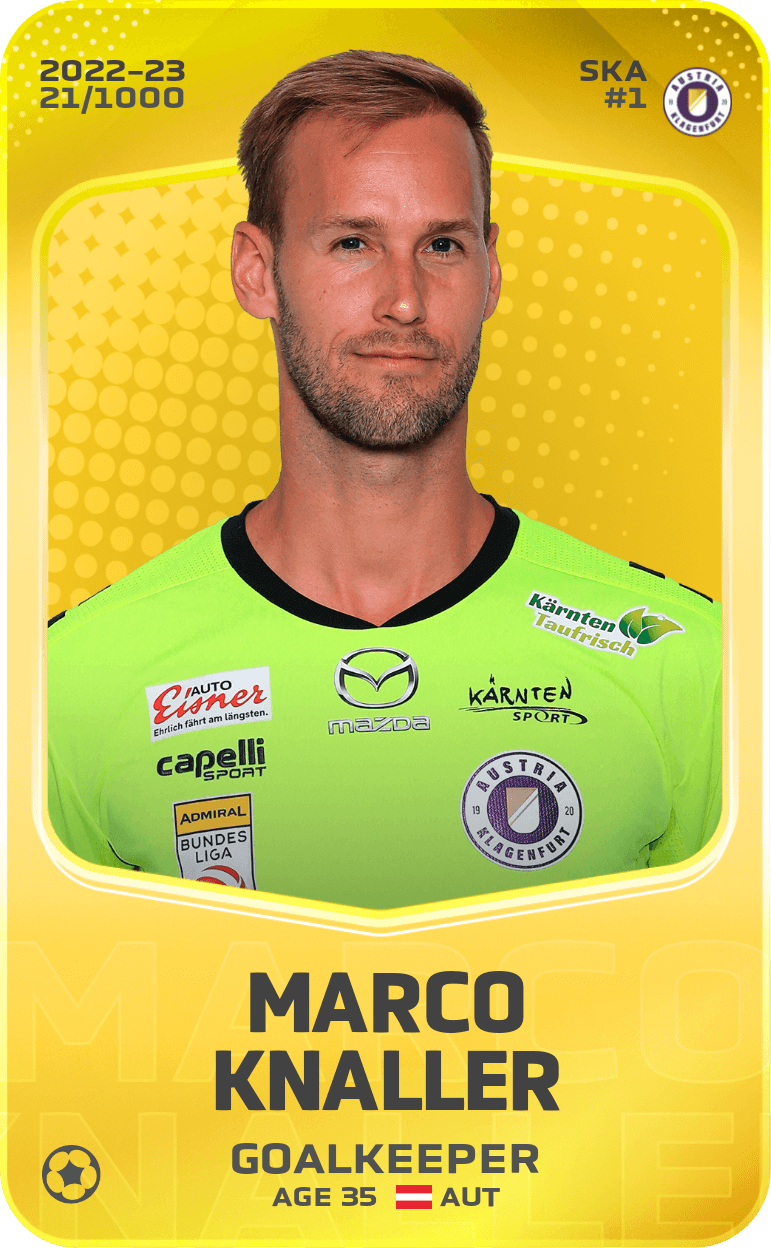 Marco Knaller 2022-23 • Limited 21/1000
