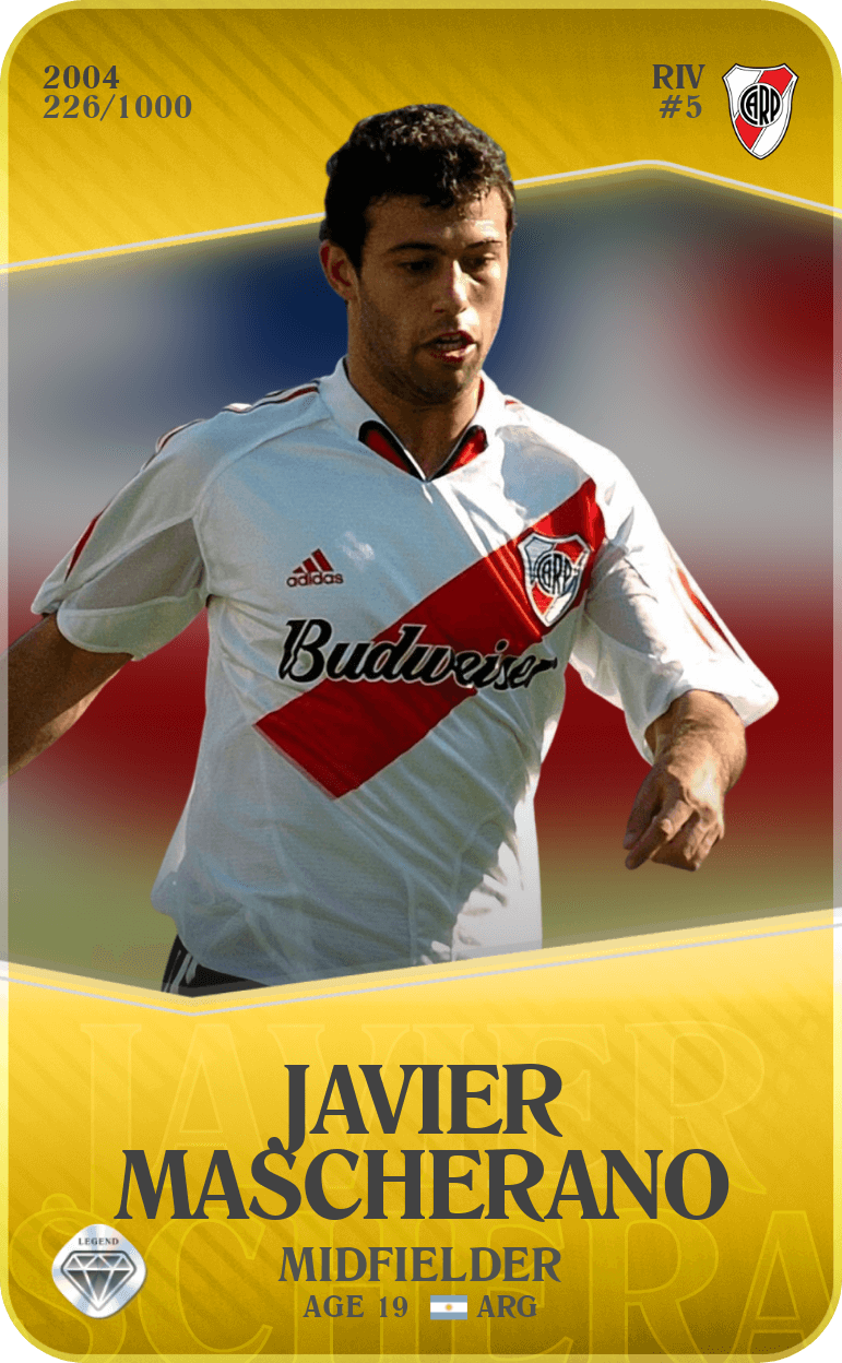 Javier Mascherano 2004-05 • Limited 226/1000