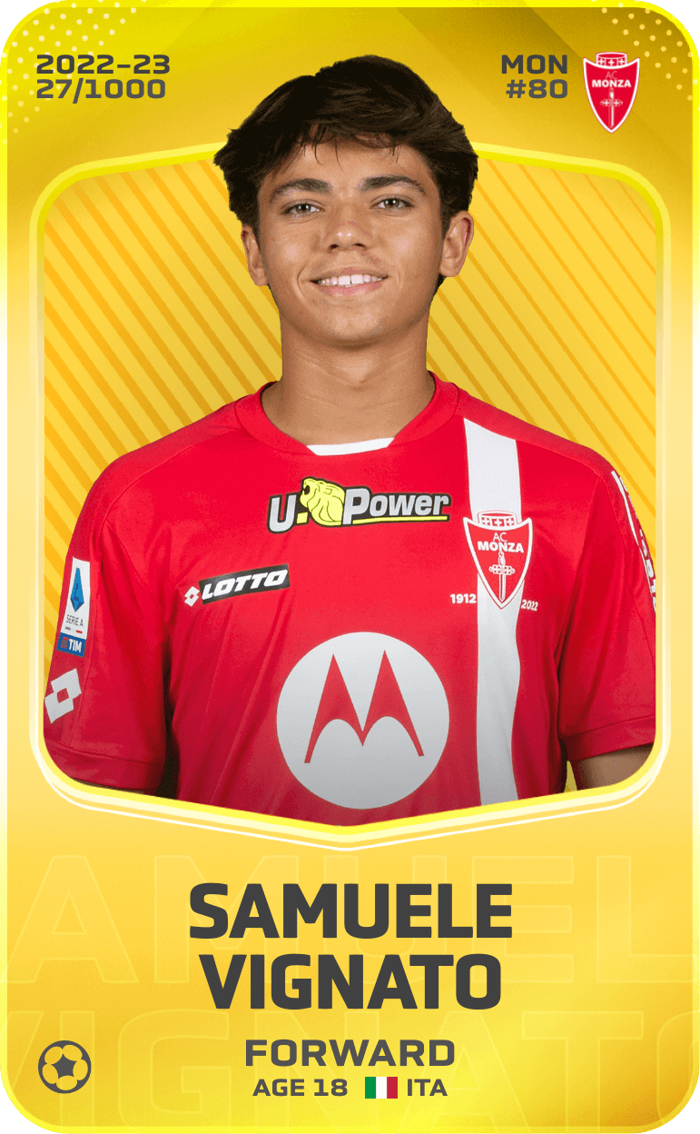 Samuele Vignato 2022-23 • Limited 27/1000