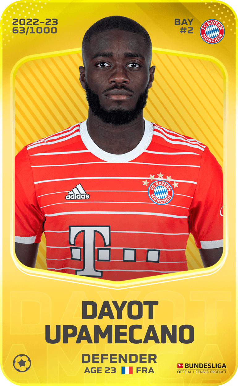 Dayot Upamecano 2022-23 • Limited 63/1000