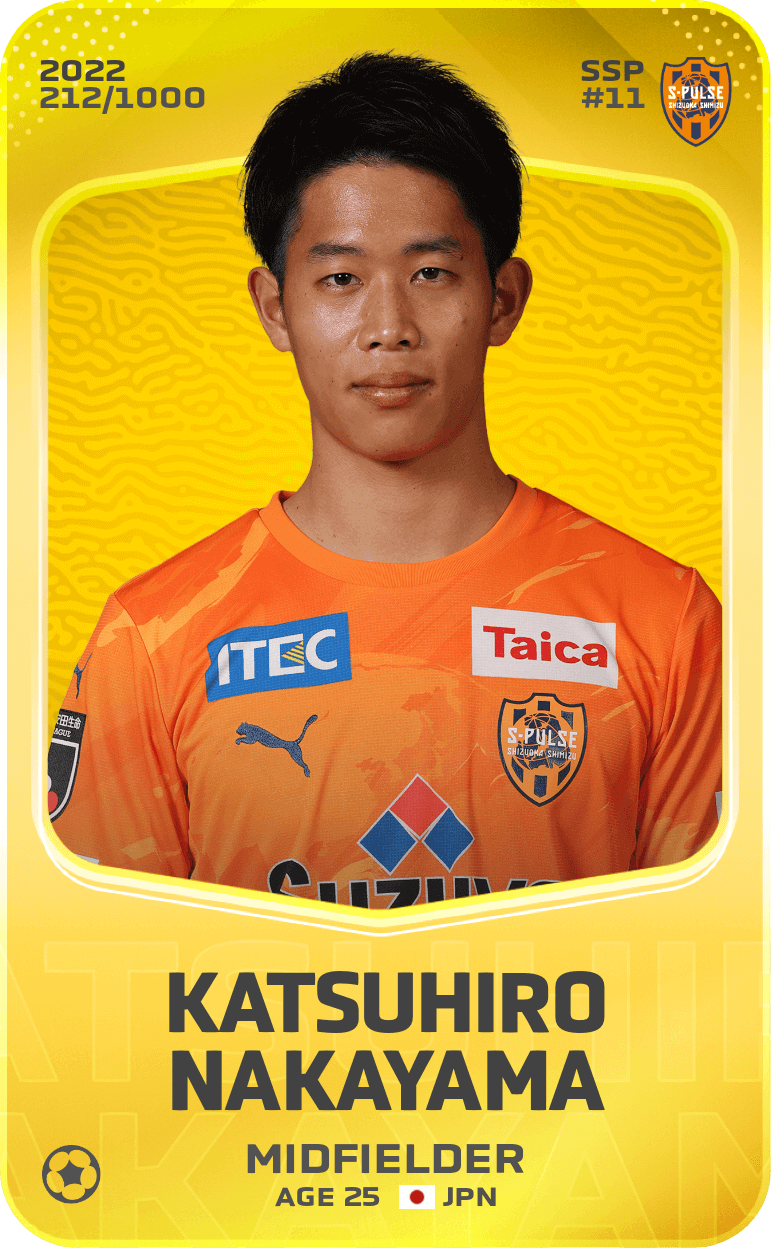Katsuhiro Nakayama 2022-23 • Limited 212/1000