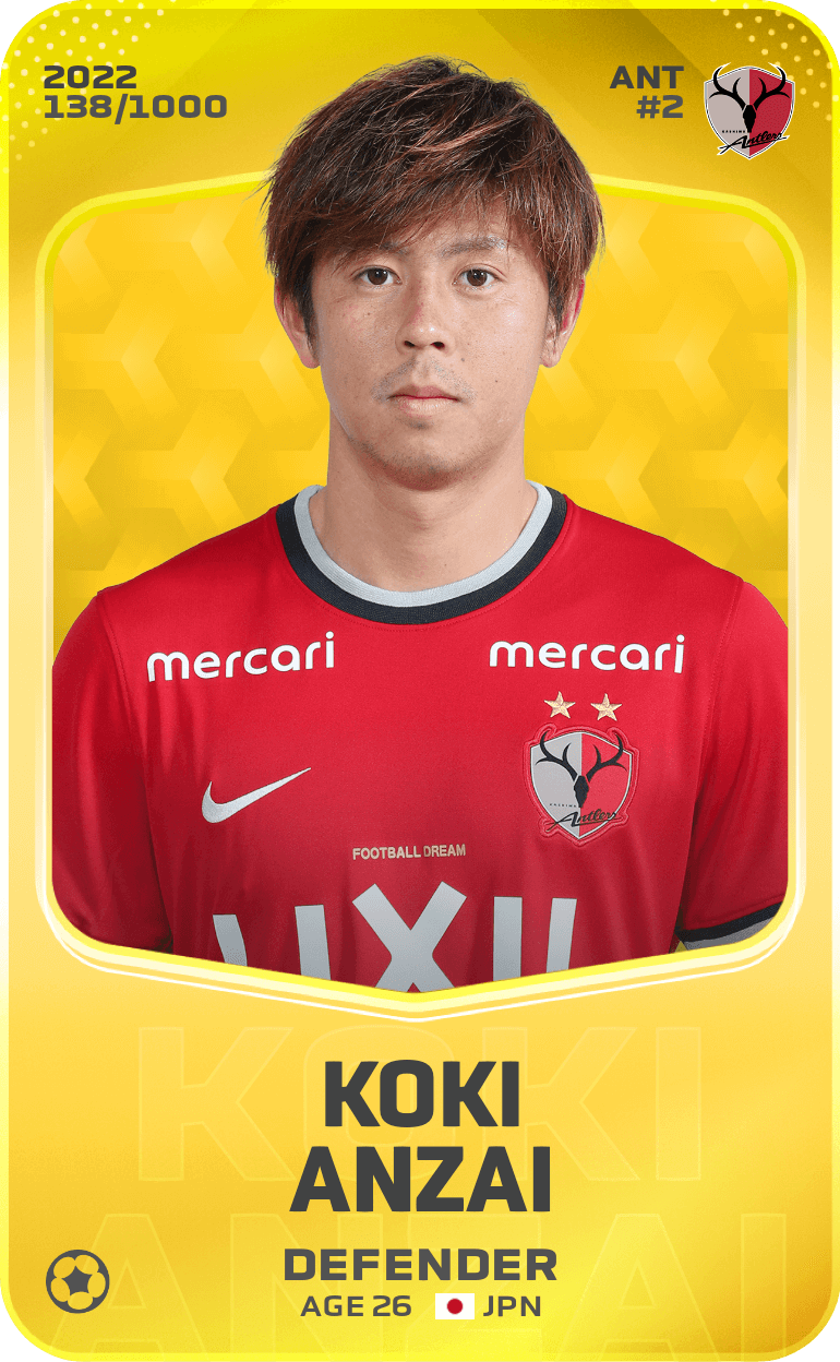 Koki Anzai 2022-23 • Limited 138/1000