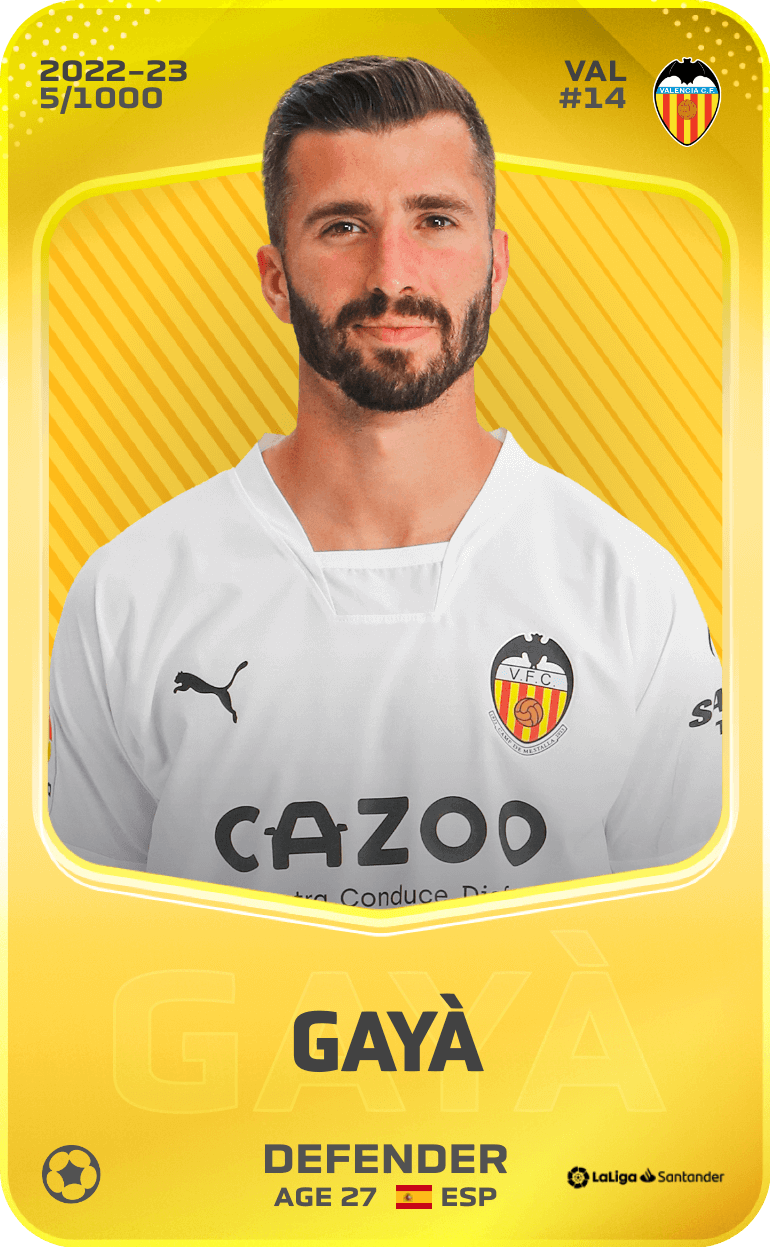 Gayà 2022-23 • Limited 5/1000