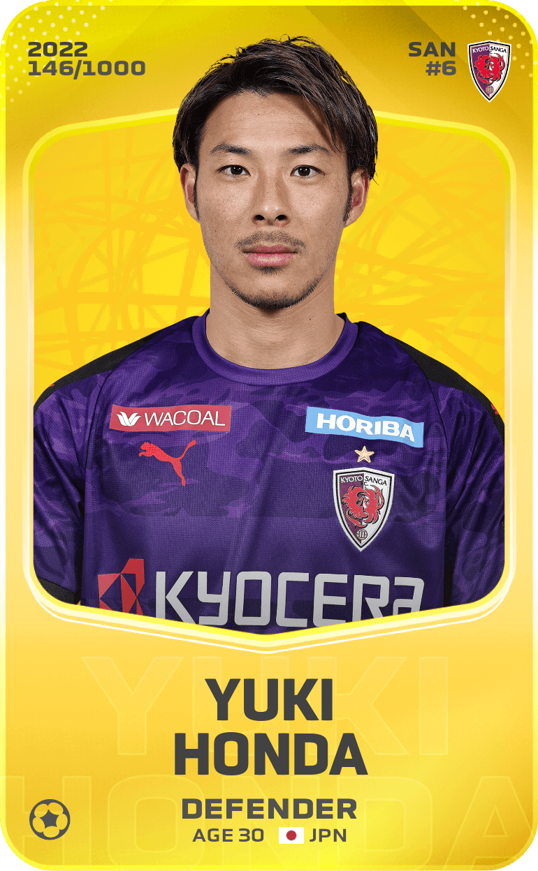 Yuki Honda 2022-23 • Limited 146/1000