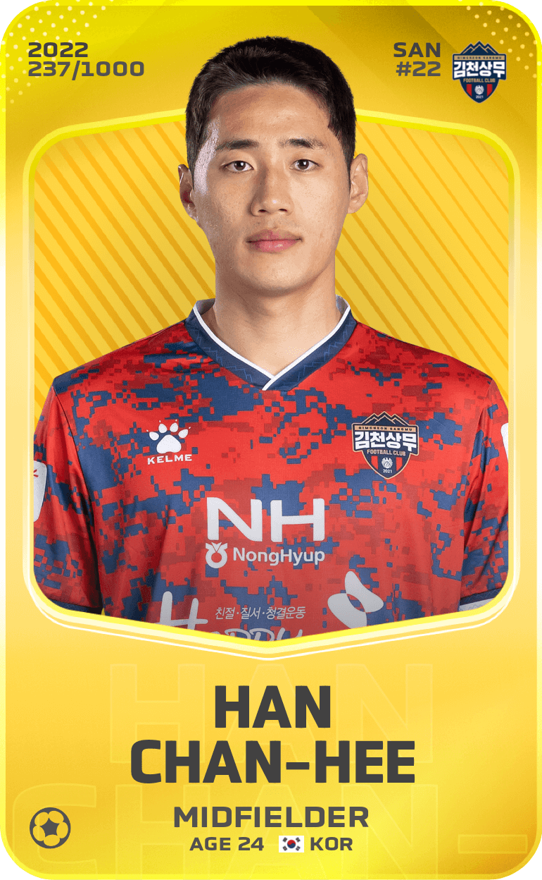 Han Chan-Hee 2022-23 • Limited 237/1000