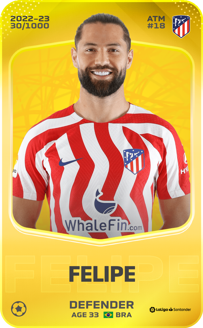 Sorare - Sorare Official - Felipe 2022-23 • Limited 30/1000 - NFT # 25935275227011925568034458384022815796968111668963040385636395237273497690284