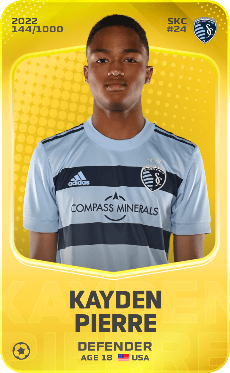 Kayden Pierre 2022-23 • Limited 144/1000