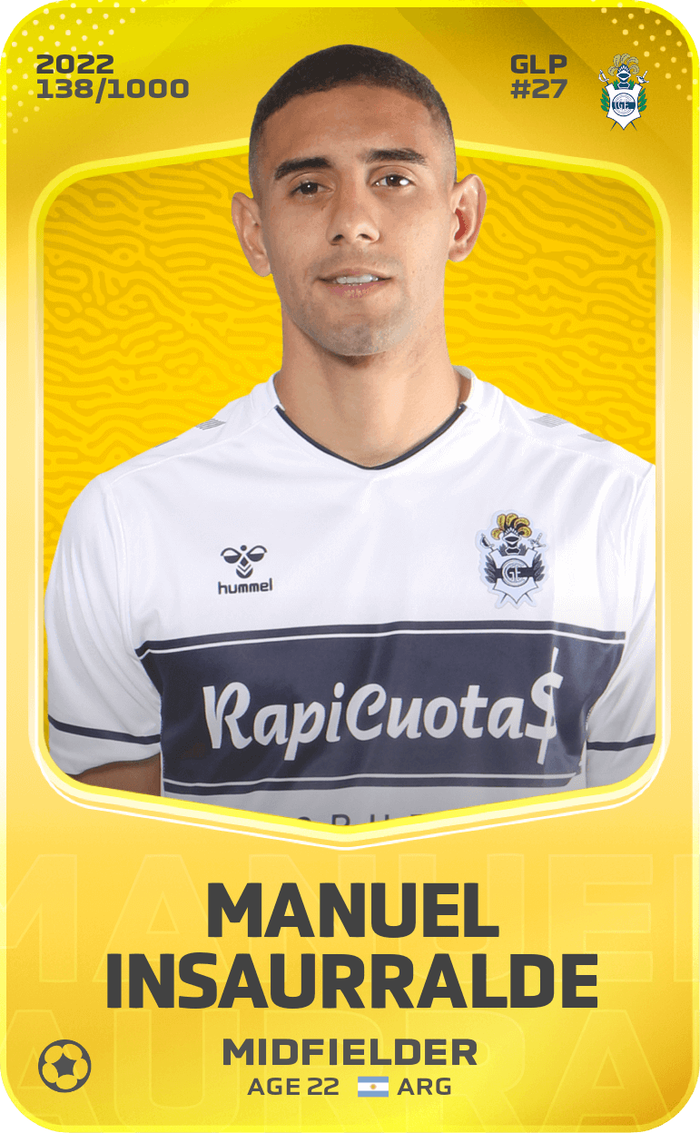 Manuel Insaurralde 2022-23 • Limited 138/1000
