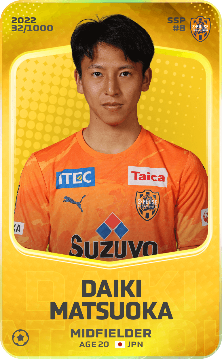 Daiki Matsuoka 2022-23 • Limited 32/1000
