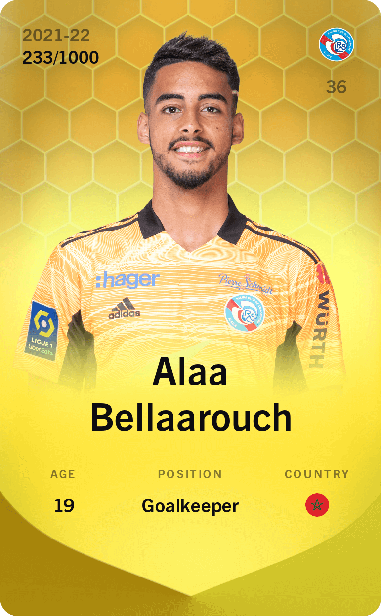 Alaa Bellaarouch 2021-22 • Limited 233/1000