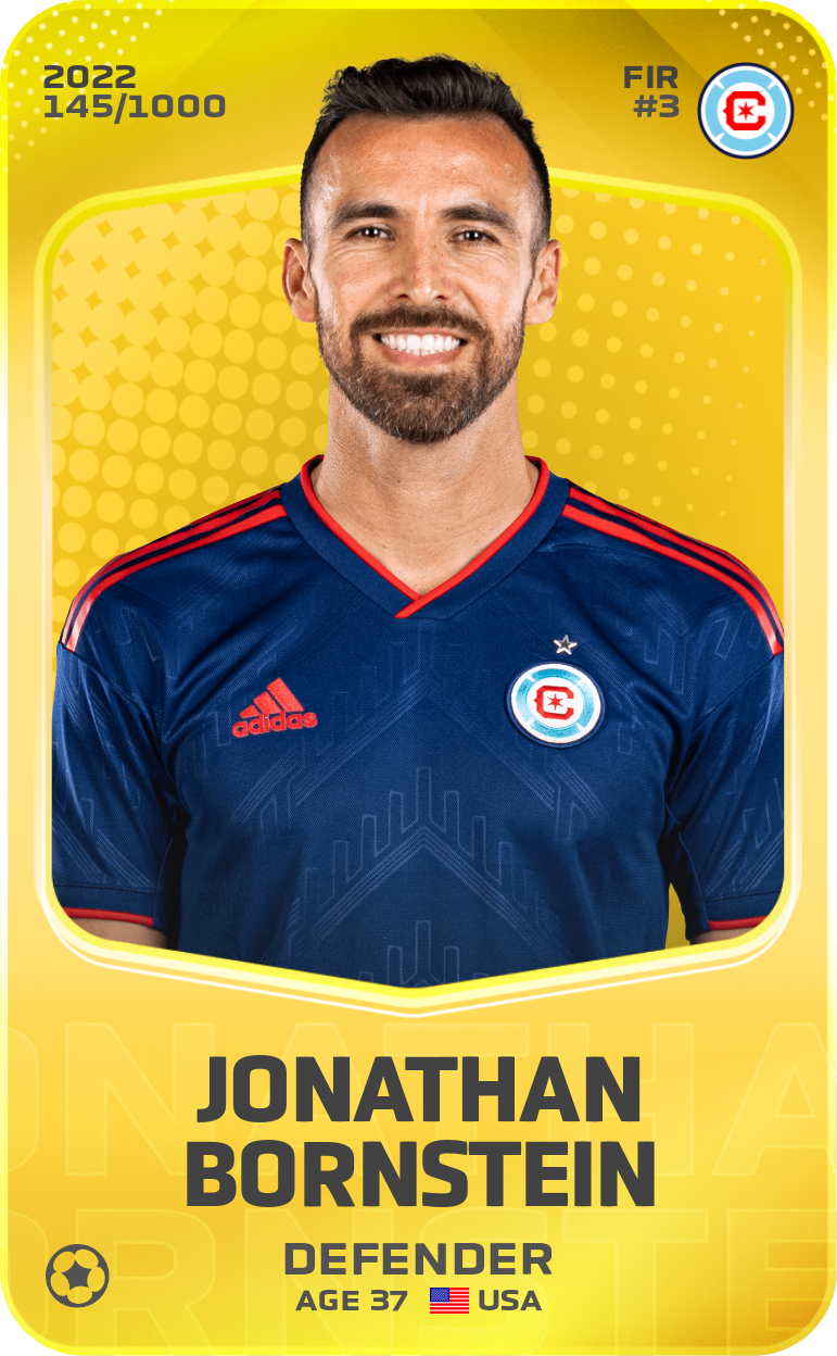 Sorare - Sorare Official - Jonathan Bornstein 2022-23 • Limited 145/1000 - NFT # 76056064902793308535361931838103435199825478994534852010454076633929203434235