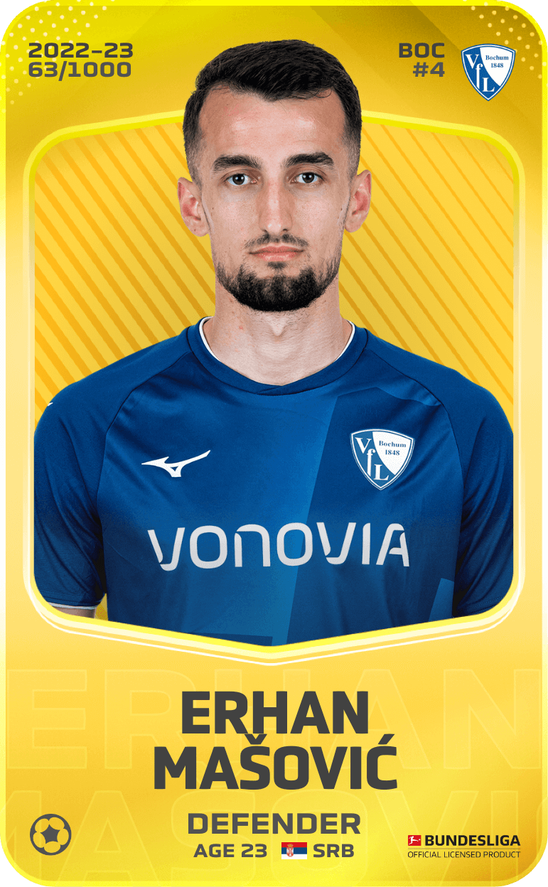 Erhan Mašović 2022-23 • Limited 63/1000