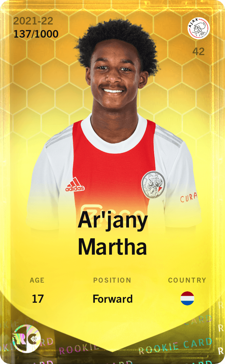 Ar'jany Martha 2021-22 • Limited 137/1000