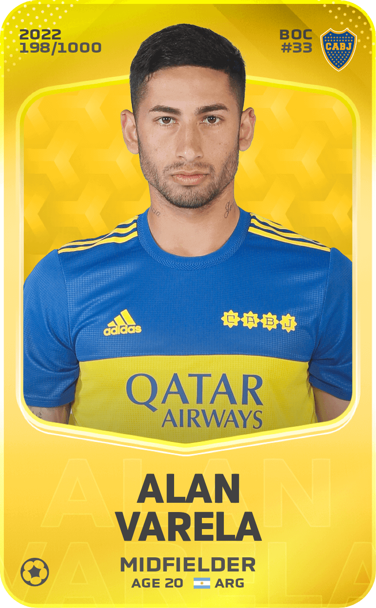 Alan Varela 2022-23 • Limited 198/1000
