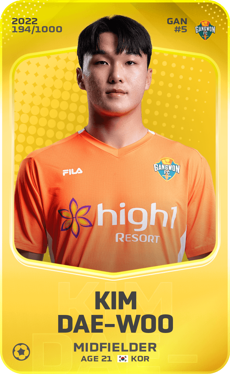 Kim Dae-Woo 2022-23 • Limited 194/1000