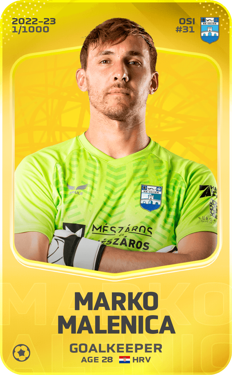 Marko Malenica 2022-23 • Limited 1/1000