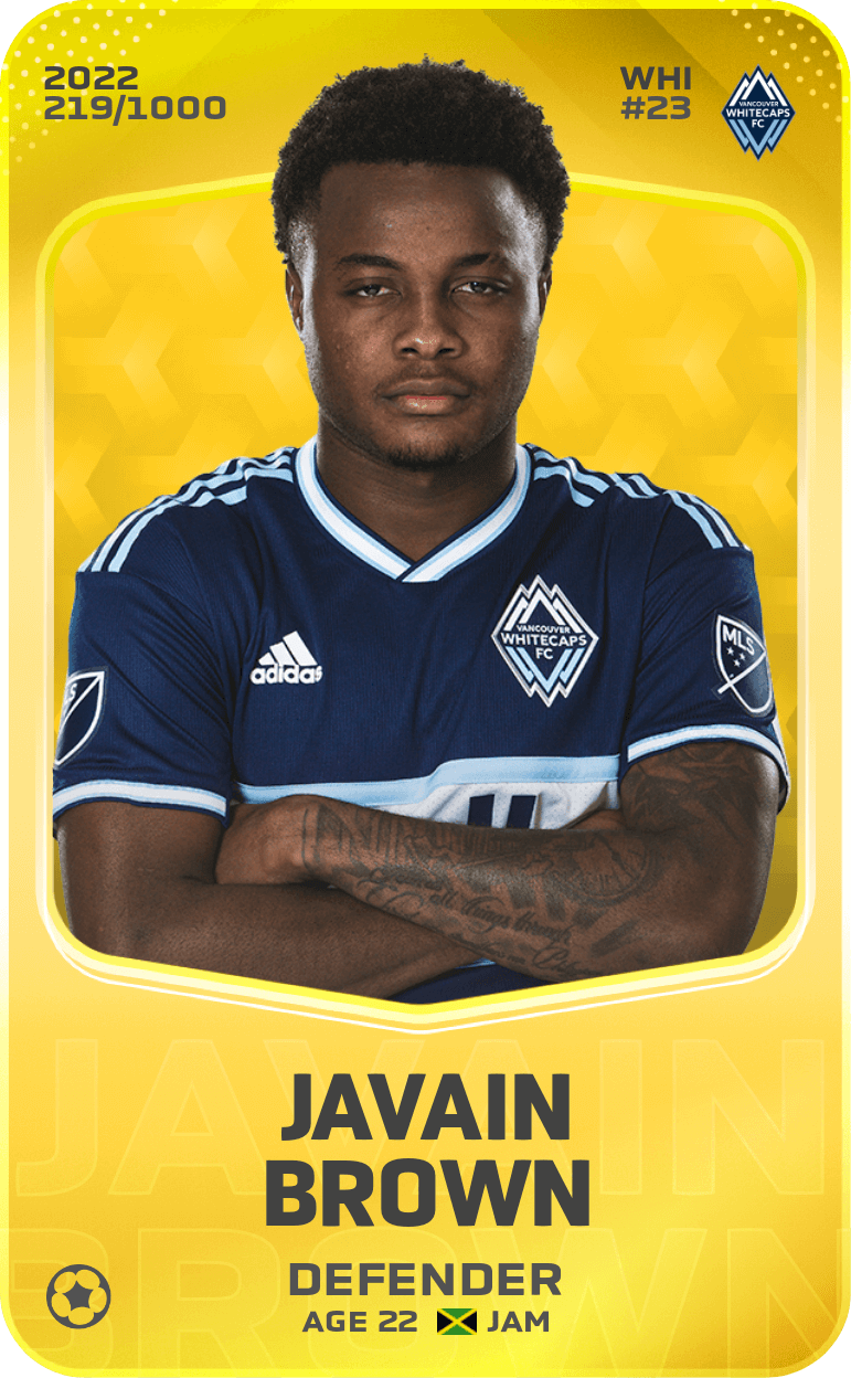 Javain Brown 2022-23 • Limited 219/1000
