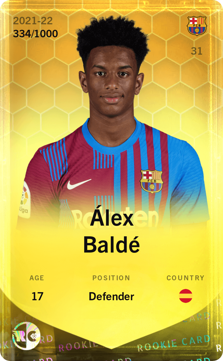 Álex Baldé 2021-22 • Limited 334/1000
