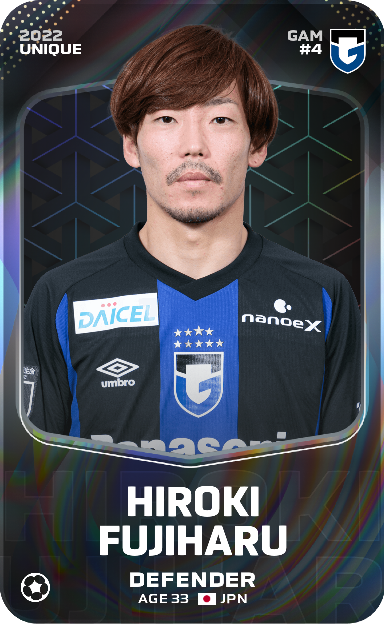 Sorare - Sorare Official - Hiroki Fujiharu 2022-23 • Unique - NFT # 85427245731938835531980675727630151318579526073212112017593508583674388012791