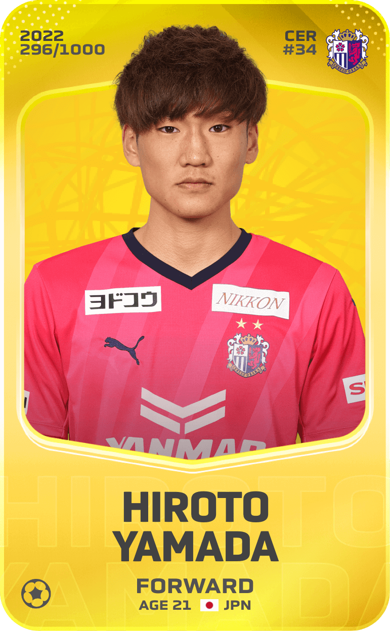 Hiroto Yamada 2022-23 • Limited 296/1000
