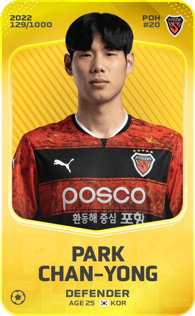 Park Chan-Yong 2022-23 • Limited 129/1000