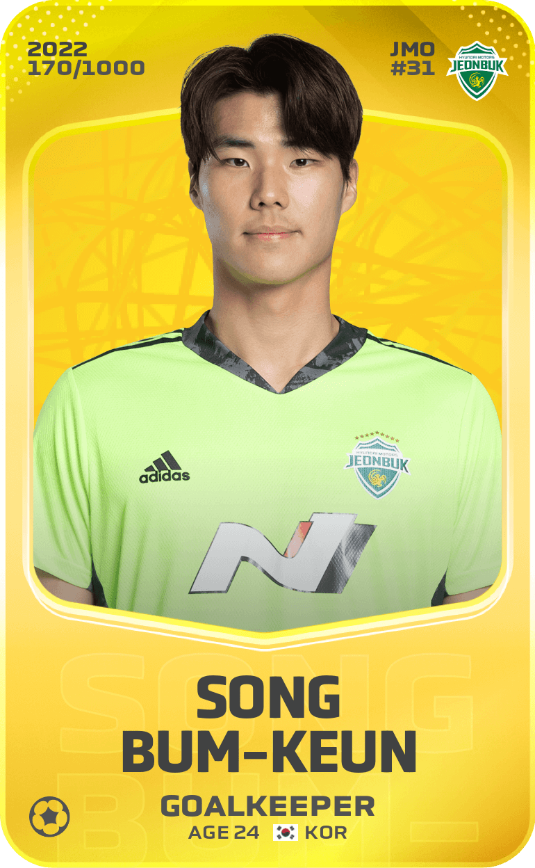 Song Bum-Keun 2022-23 • Limited 170/1000