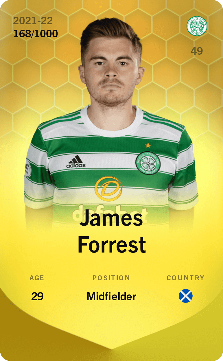 James Forrest 2021-22 • Limited 168/1000